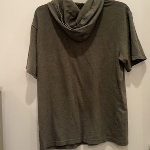 Grey hoodie shirt